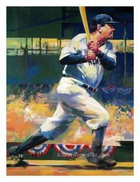 Impressionismus Werke - Babe Ruth Sport Impressionisten